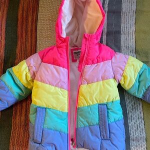 OshKosh B'Gosh Girls' Perfect Colorblocked Heavyweight Jacket 4T